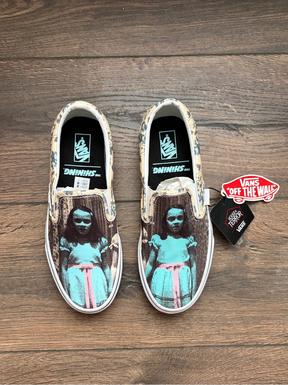 Vans X House Of Terror 'The Shining' Twins Slip On Women’s 7 Horror Shoe - Picture 1 of 7